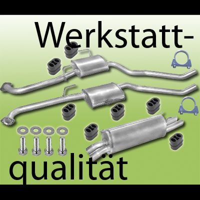 Schalldämpfer Omega B Stufenheck 2,5 3,0 V6 Auspuff NEU