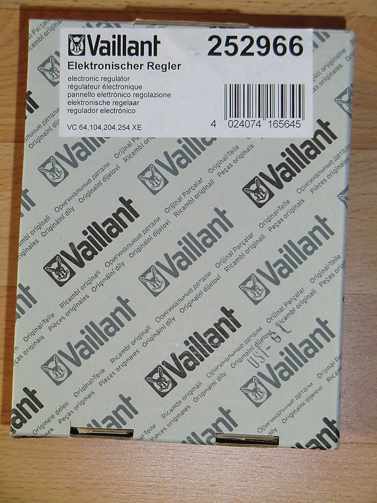 Vaillant Elektronischer Regler 252966 VC 204 & 254 XEU atmoTEC