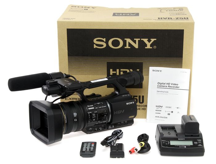 HVR Z5U HVR Z5U HDV High Definition Professional Camcorder   260 Hours