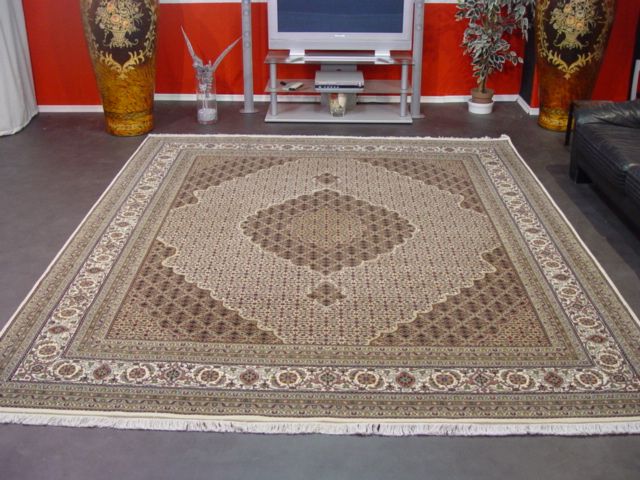 Teppich Täbriz Mahi 303 x 255 cm carpet tapis tapeto