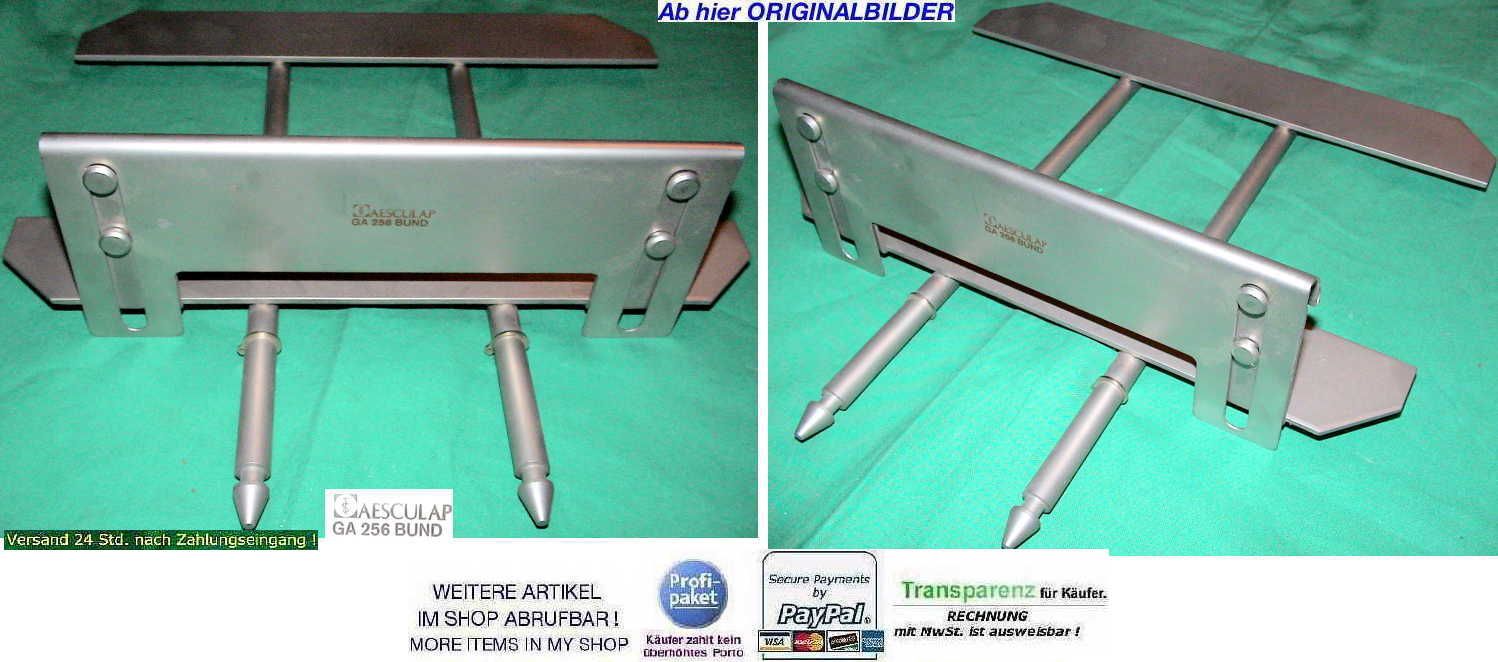 KNOCHENBOHRAUSSTATTUNG AESCULAP GA 256 INSTRUMENTENHALTER SIEBEINSATZ