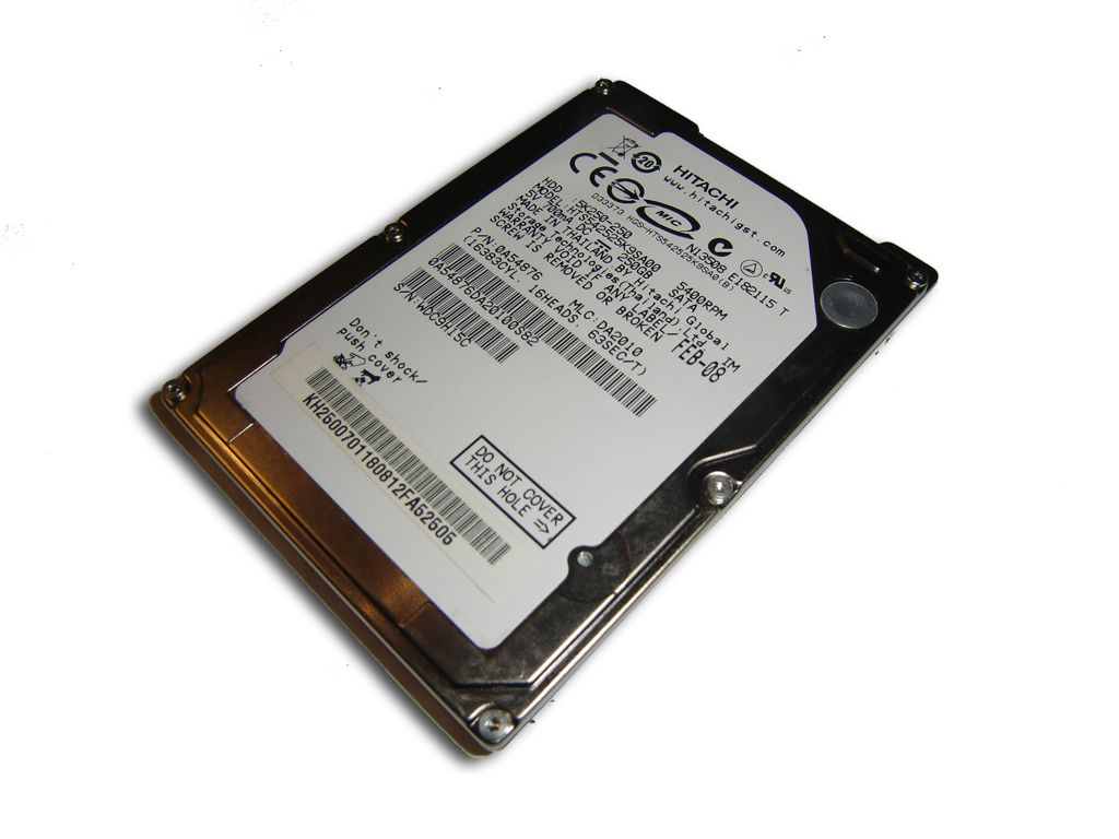 Hitachi Travelstar 5K320 320GB SATA II HTS543232L9A300 Festplatte 2,5