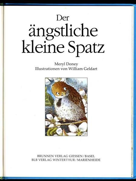 Der ängstliche kleine Spatz ° Illustrationen von William Geldart