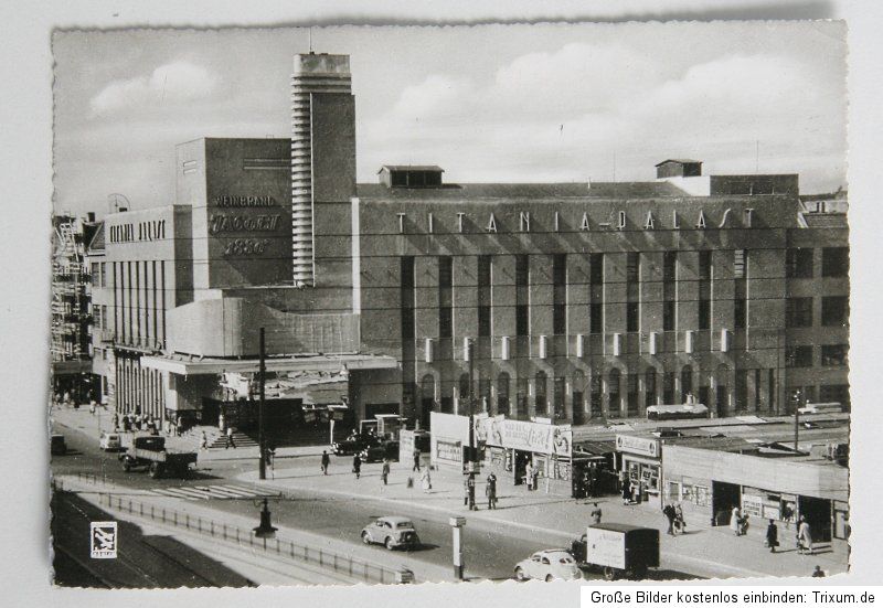 West Berlin Steglitz Cinema TITANIA PALAST Archit Schöffler