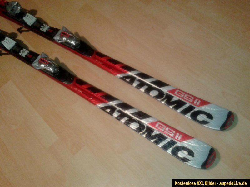Atomic GS 11 M Race Carving Ski 171 cm rot weiss mit Bindung