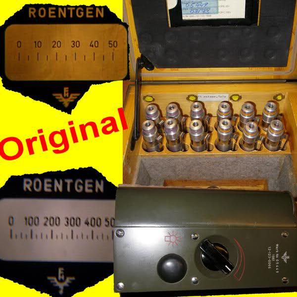 Strahlendosimeter Satz + 12 Strahlen Dosimeter 26 Teile