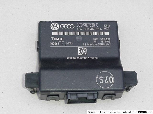 VW Passat 3C CC Steuergerät Gateway 3C0907530C