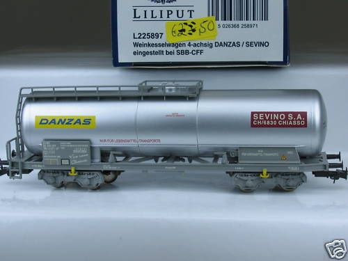 LILIPUT 225897 KESSELWAGEN DANZAS/SEVINO SILBERX273