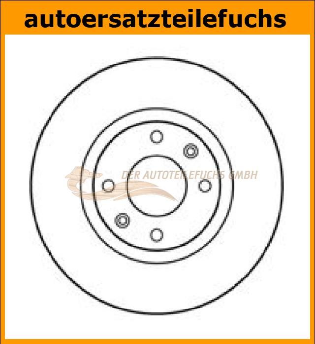 Bremsscheiben passend für Peugeot 307 SW 809183_28 Vorne