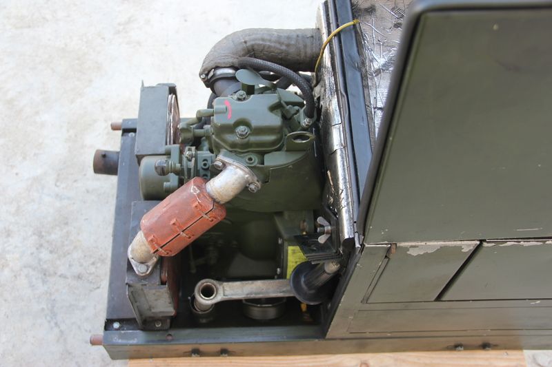 9KW DIESEL HATZ BUNDESWEHR STROM GENERATOR NOTSTROM STROMAGGREGAT