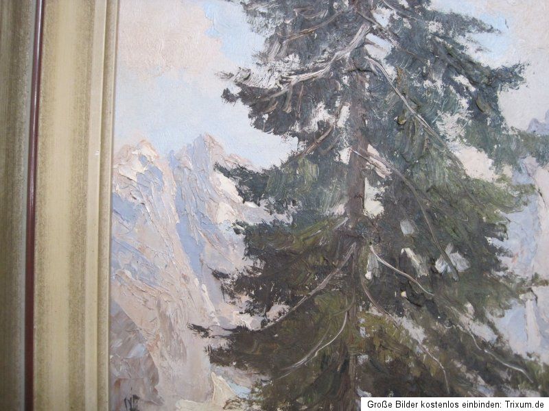 Egon Rosbroy Wilder Kaiser, Tirol, Öl auf Leinwand, signiert, ca