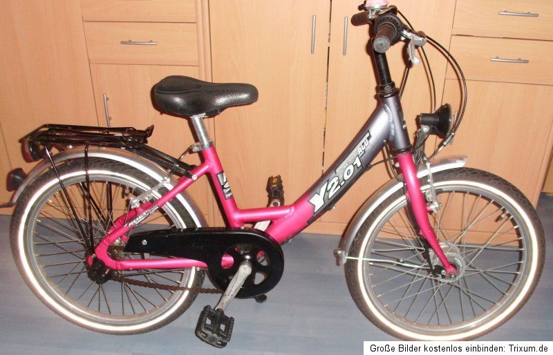 Mädchen Fahrrad Pegasus Youngster Y2.01 Alu 20 Zoll 3 Gangschaltung