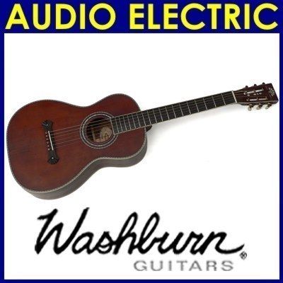 Washburn R 319S Parlor vollmassive Gitarre mit Koffer