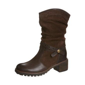 Neu Josef Seibel Mona Stieflette/Stiefel Espresso Gr.36 Damen Leder