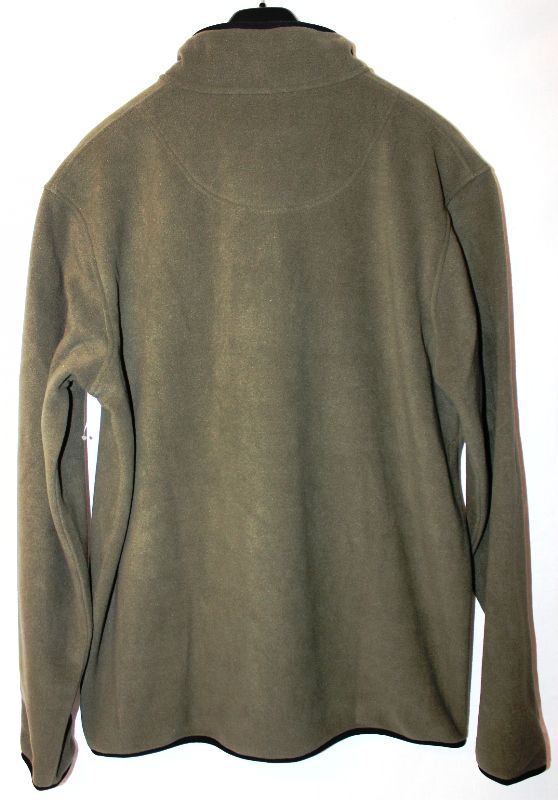 FLEECEPULLOVER HERREN Gr. L OLIVE ++ NEU ++ FLEECE PULLOVER cf336