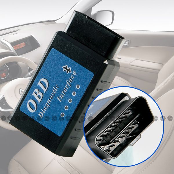 Bluetooth OBD2 OBD II Diagnose Interface Tool Software CAN ELM DTCS