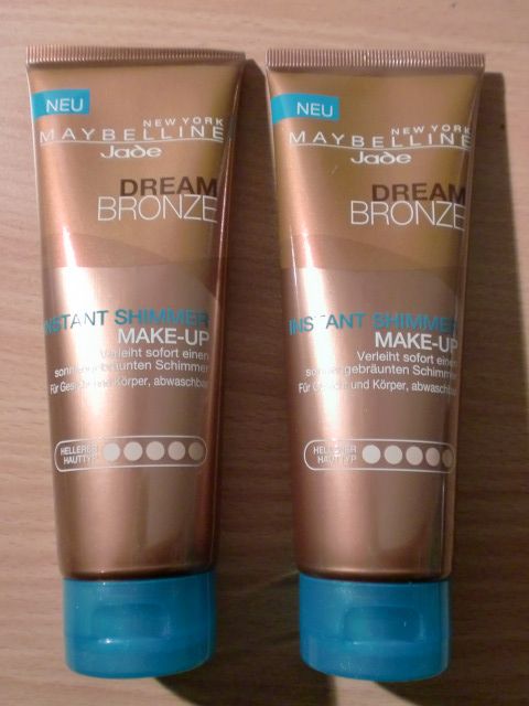 2x Maybelline Jade Dream Bronze Instant Shimmer Make Up 100ml=3,96