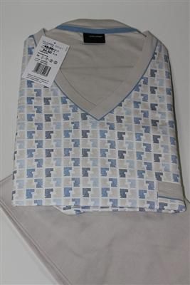 Schlafanzug Pyjama Seidensticker / Schiesser Design 348 Gr. 54 / XL