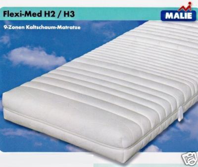 Malie Flexi Med H2 H3 7 Zonen Kaltschaummatratze A357