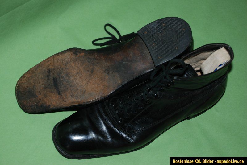 Schöne alte Salamander Herrenschuhe, Leder um 1900, knöchelhoch