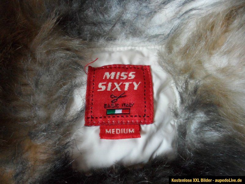 MISS SIXTY Damen Winterjacke neuwertig weiss NP 129. 