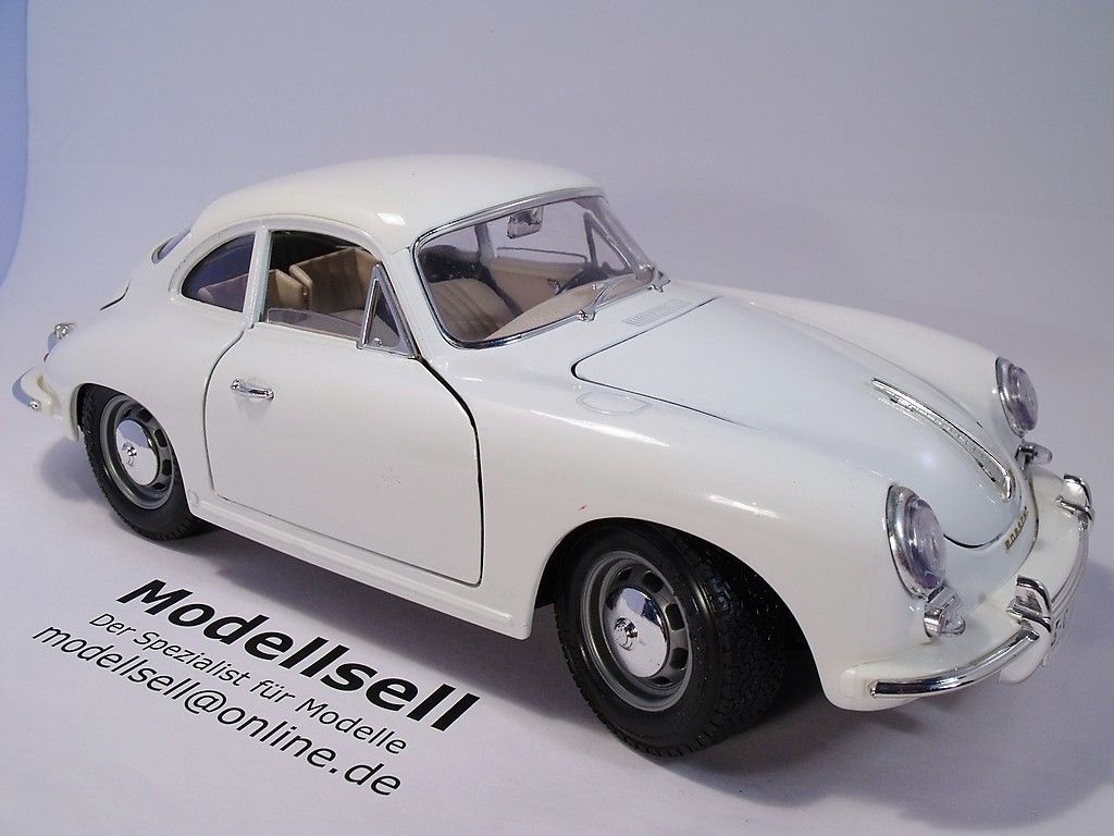 Porsche 356 B 1961 Coupé Burago 118 Modellauto