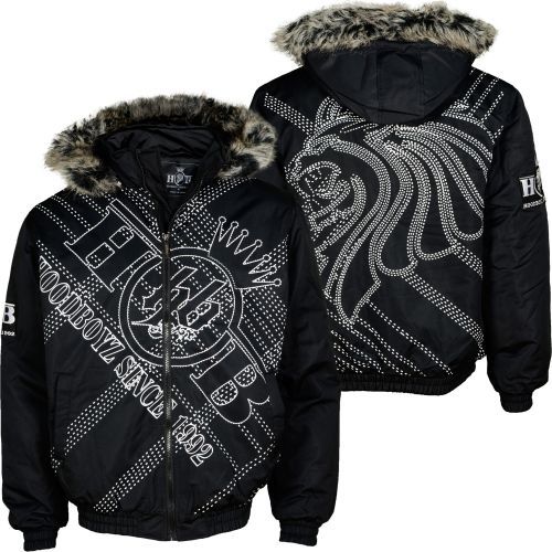 Hoodboyz Bandana Lion King Winterjacke Schwarz (54922)