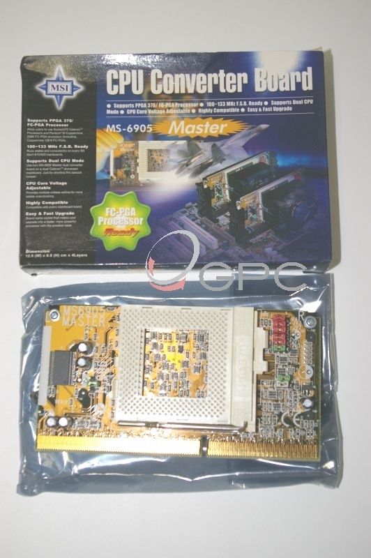 MSI CPU Converter / Adapter Board Sockel 370 auf Slot 1