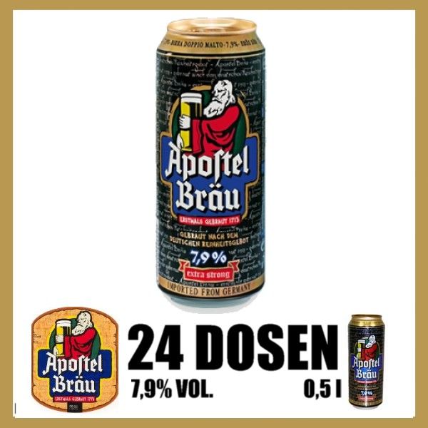 24er Karton Apostel Bräu Starkbier XL Dosen Neu ab 1. 