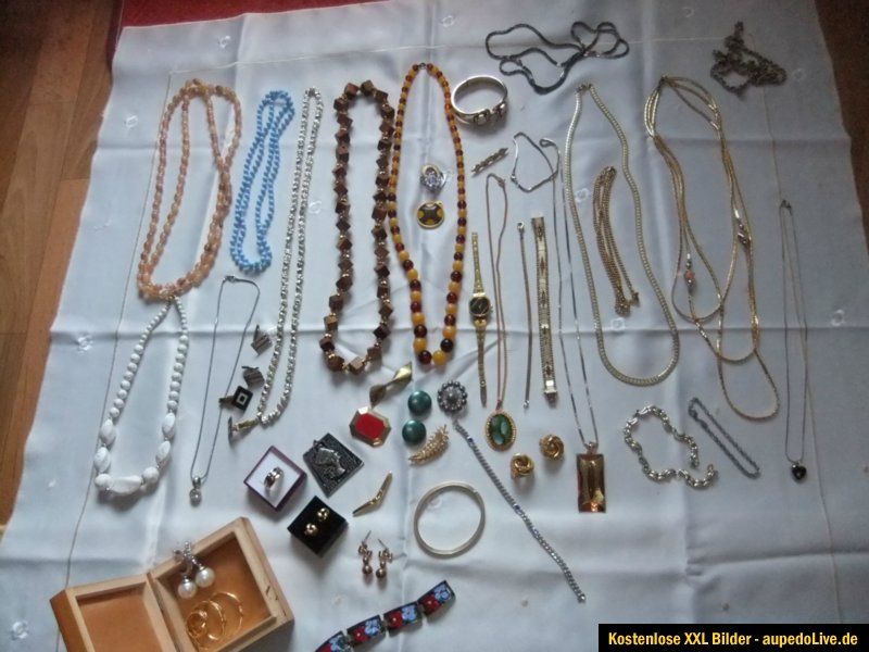 Schmuck Konvolut aus Nachlass Schmucksammlung