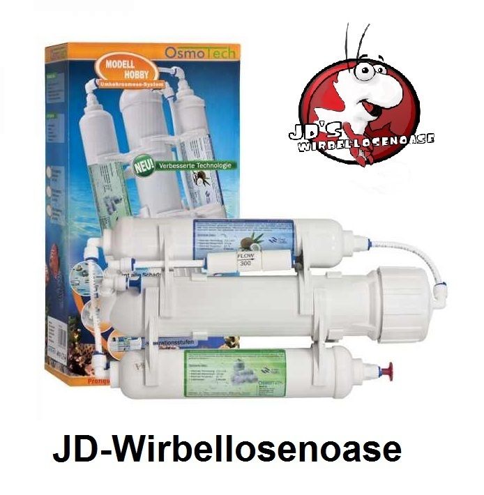 Umkehrosmose 100 GPD 380 L./Tag Osmose Anlage Wasserfilter Garnelen