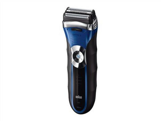 Braun 380s 4 Series 3 Wet & Dry Rasierer schwarz/blau