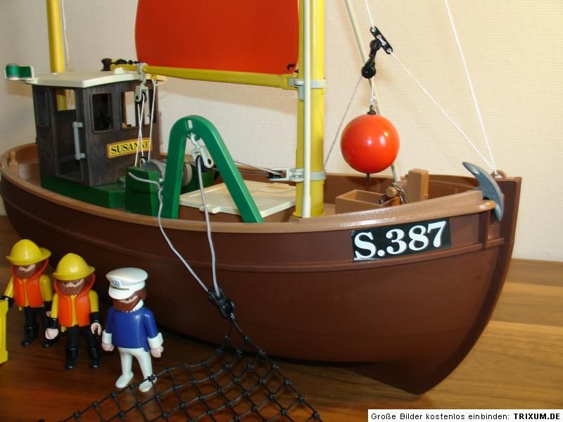 Playmobil Fischkutter Schiff 3551 Susanne S.387