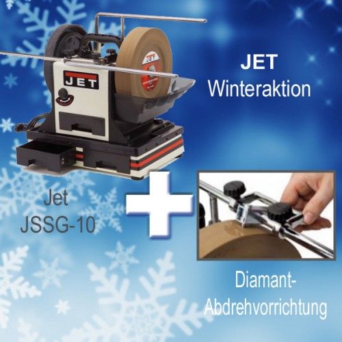 Winteraktion JET JSSG 10 Nassschleifer 230V Diamantabdrehvorrichtung