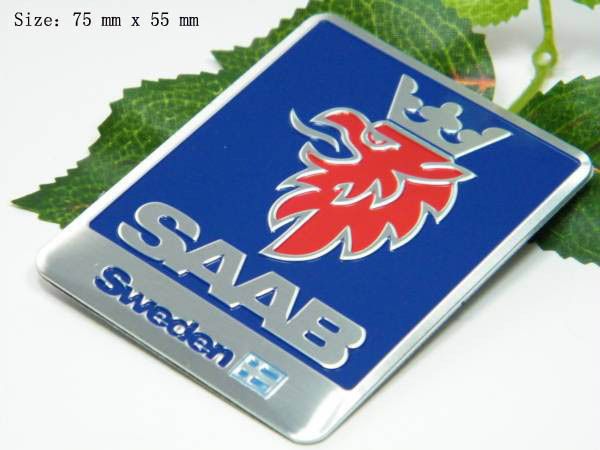 D390 SAAB Sweden Auto aufkleber 3D Emblem Sticker car Emblems