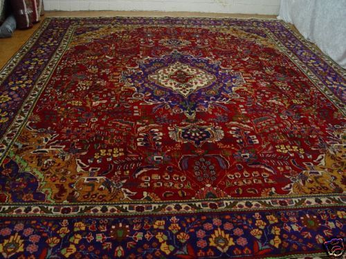 888 PERSIANO TABRIZ TAPPETO 392 x 300 No Shipping Cost