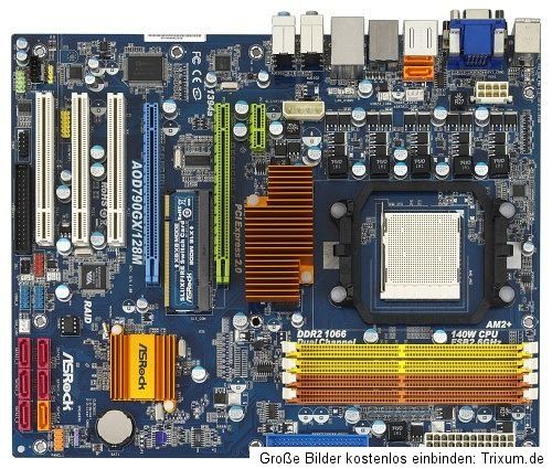 ASRock AOD790GX/128M   TOP MAINBOARD   FULL HD   Sli Crossfire AM3 AM2