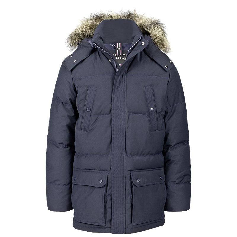 Tommy Hilfiger Daunenjacke Jacke NEW HUDSON dunkelblau M , L , XL