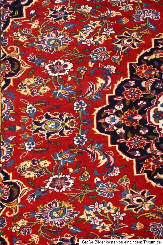 Handgeknüpfter Perserteppich Keschan (Kashan) ca. (350x255) cm