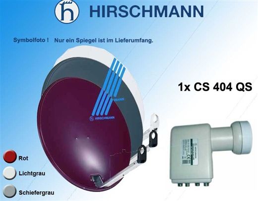 Hirschmann Sat Anlage HIT FESAT75 Digital 4 Teilnehmer