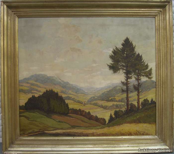 ERNST BRÖCKER *1883 MÜNCHEN  SCHWARZWALD TALBLICK  HIQ