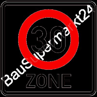 Verkehrsschild BEGINN ZONE 30 Geburtstag Verkehrszeichen 30