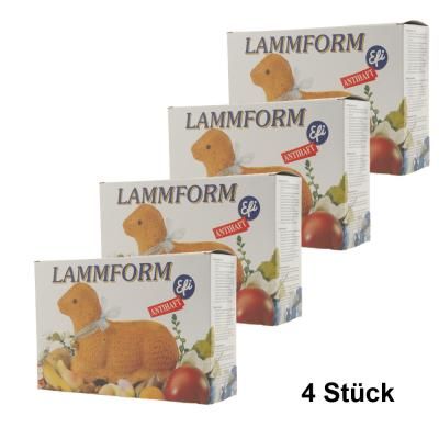 Set 4x Efi Kuchenform Lamm Lammkuchenform Antihaftbeschichtet