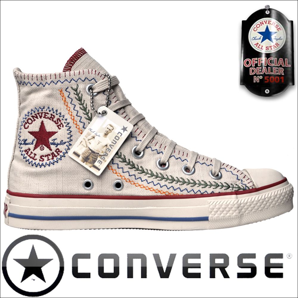 CONVERSE ALL STAR CHUCKS SCHUHE UK 4,5 EU 37 BEIGE WEISS LIMITED