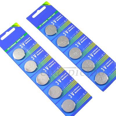 10 x Lithium CR 2032 CR2032 3V Cell Button Coin Battery