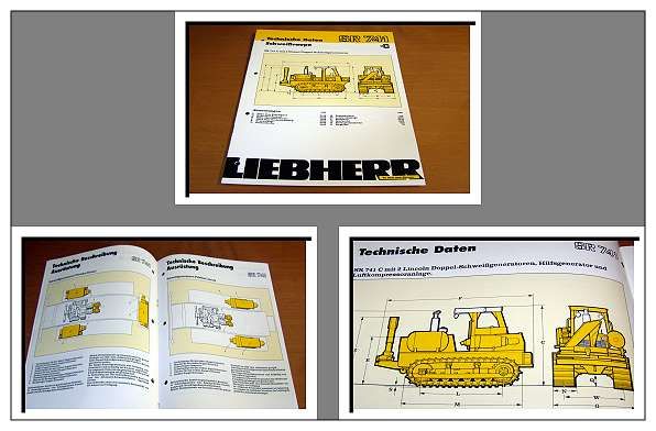 Liebherr SR 741 C Schweißraupe technische Daten 1985