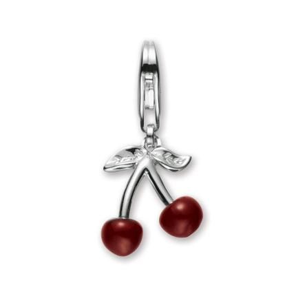 ESPRIT Schmuck Charm/Charms Anhänger aus Silber/Kirsche ESZZ90696A000