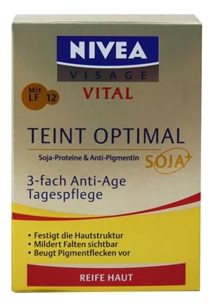 Nivea Visage Vital Teint Optimal Tagespflege Anti Age 50ml