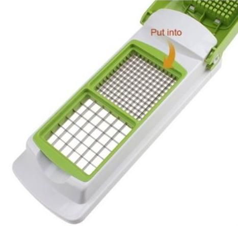 NICER DICER PLUS (12 tlg.) Der Multischneider zum Würfeln, Vierteln