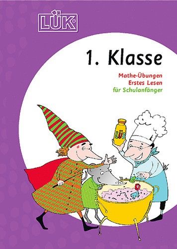 LÜK Set 1.Klasse / Schulanfang* Kasten+2 Hefte Deutsch+Mathe